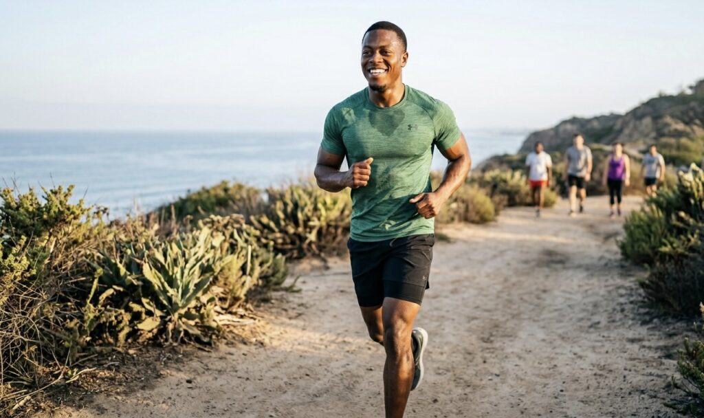 Active adult living pain-free after completing rehabilitation program at Rx Rehab and Performance